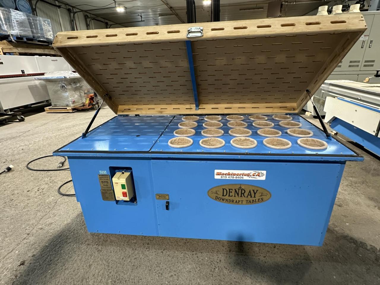 down-draft table
