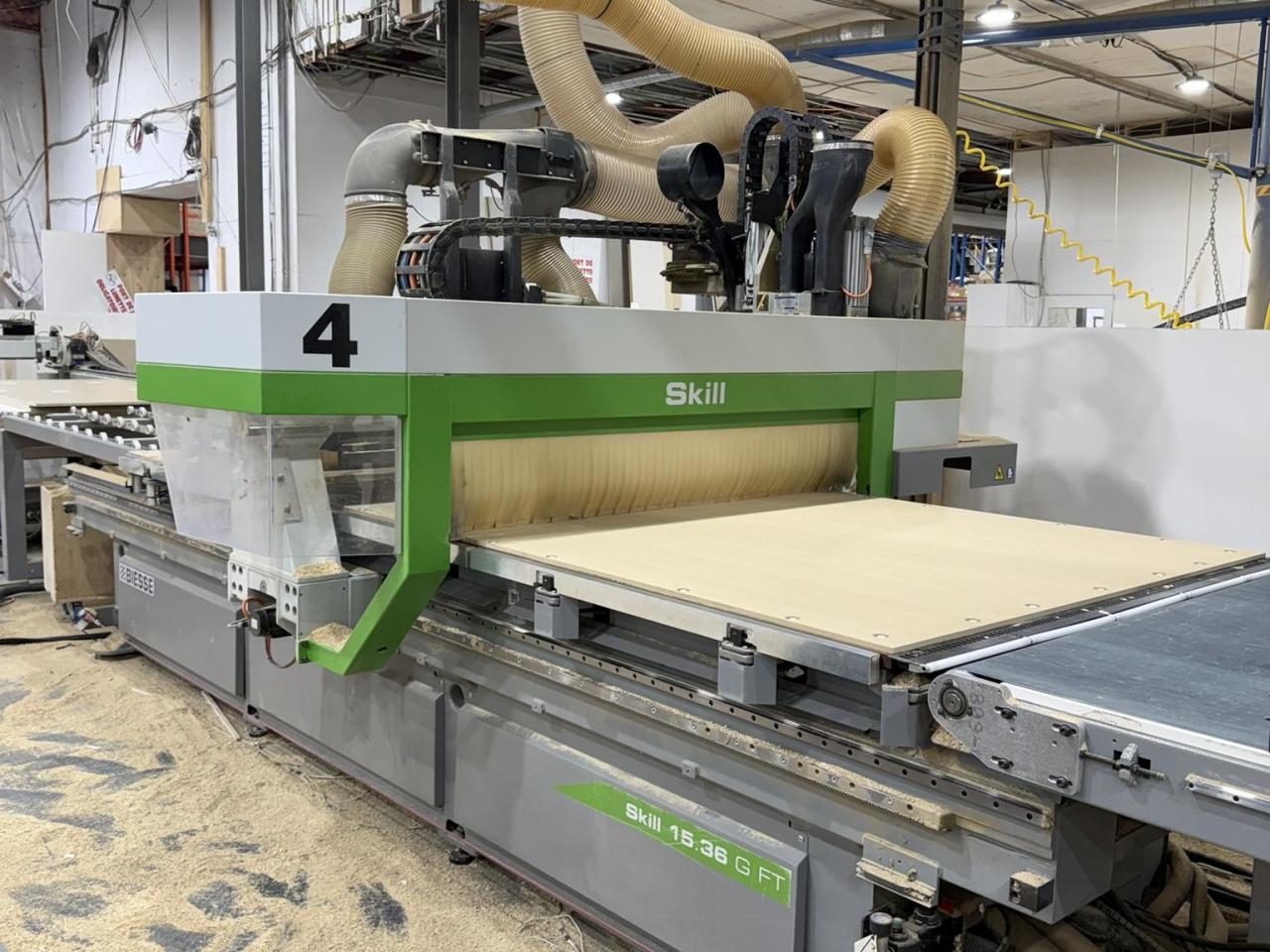 Biesse Skill 1536 GFT +CNC 5X12+ Automatic Loading and unloading